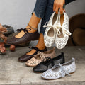 new arrivalretro style cut out woven flatstie backcasualflatsflatsplaid crocs doudou shoes for women