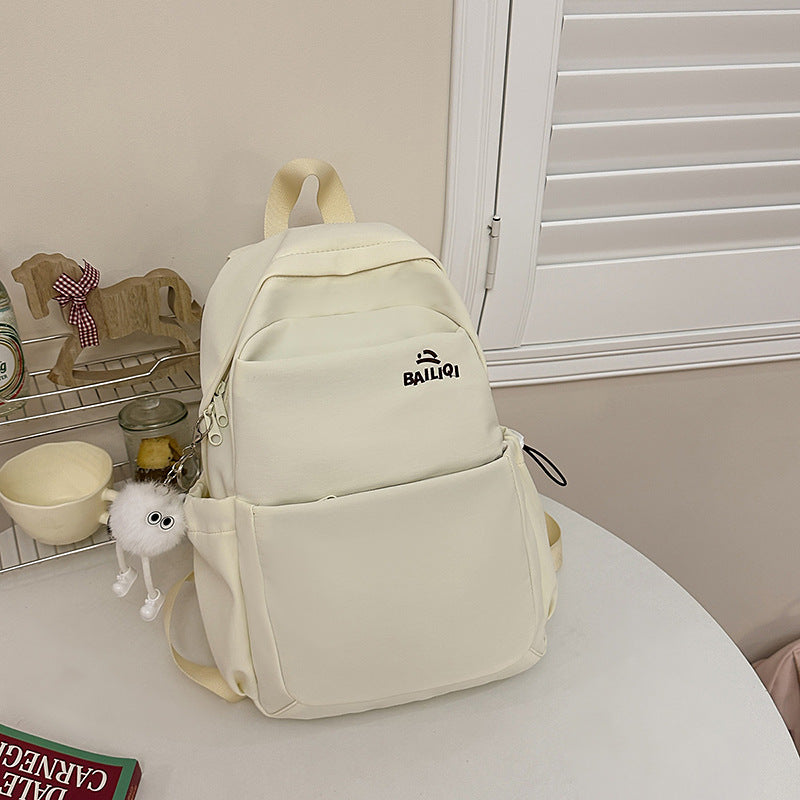 2025 new kids' backpack - stylish everyday carry, small bag for girls, junior high & college students, large capacity backpack