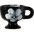 Niche styleins creative stylish ceramic handle cup retro high-looking office coffee cup afternoon tea goblet