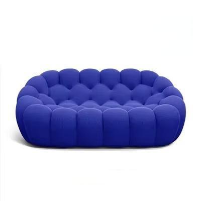 Modern minimalist bubble sofa - designer fabric, trending online, creative football art, curved sofa for home living room