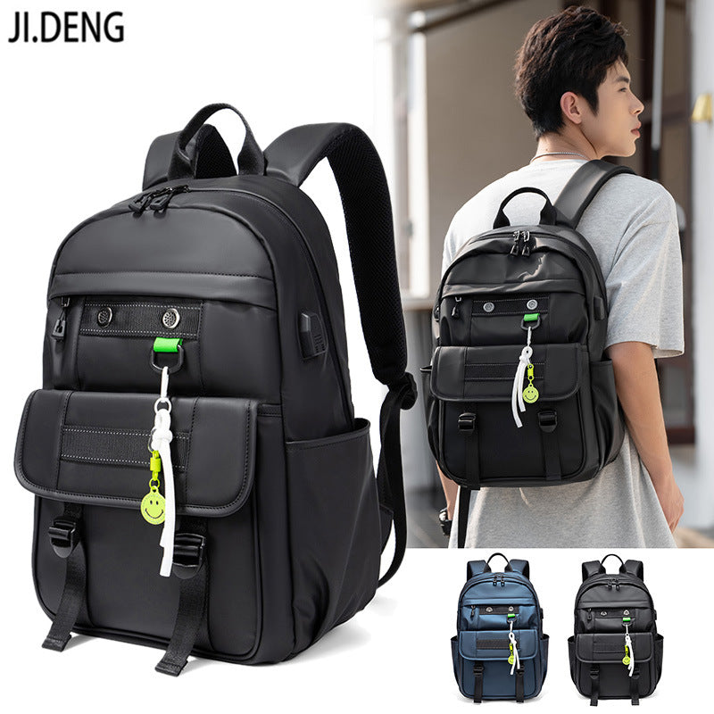 Customized backpack fashionable versatile men's and women's school bags new outdoor travel computer bags large capacity student backpack tide