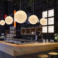 Restaurant courtyard chandelier project landscape waterproof chandelier swimming pool light atmosphere design courtyard charging moon chandelier