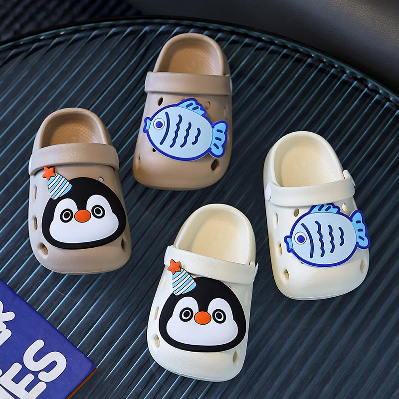 Eva kids' clogs - summer indoor anti-slip cartoon sandals for girls and boys (toddler to big kid sizes) - baby slippers & beach sandals