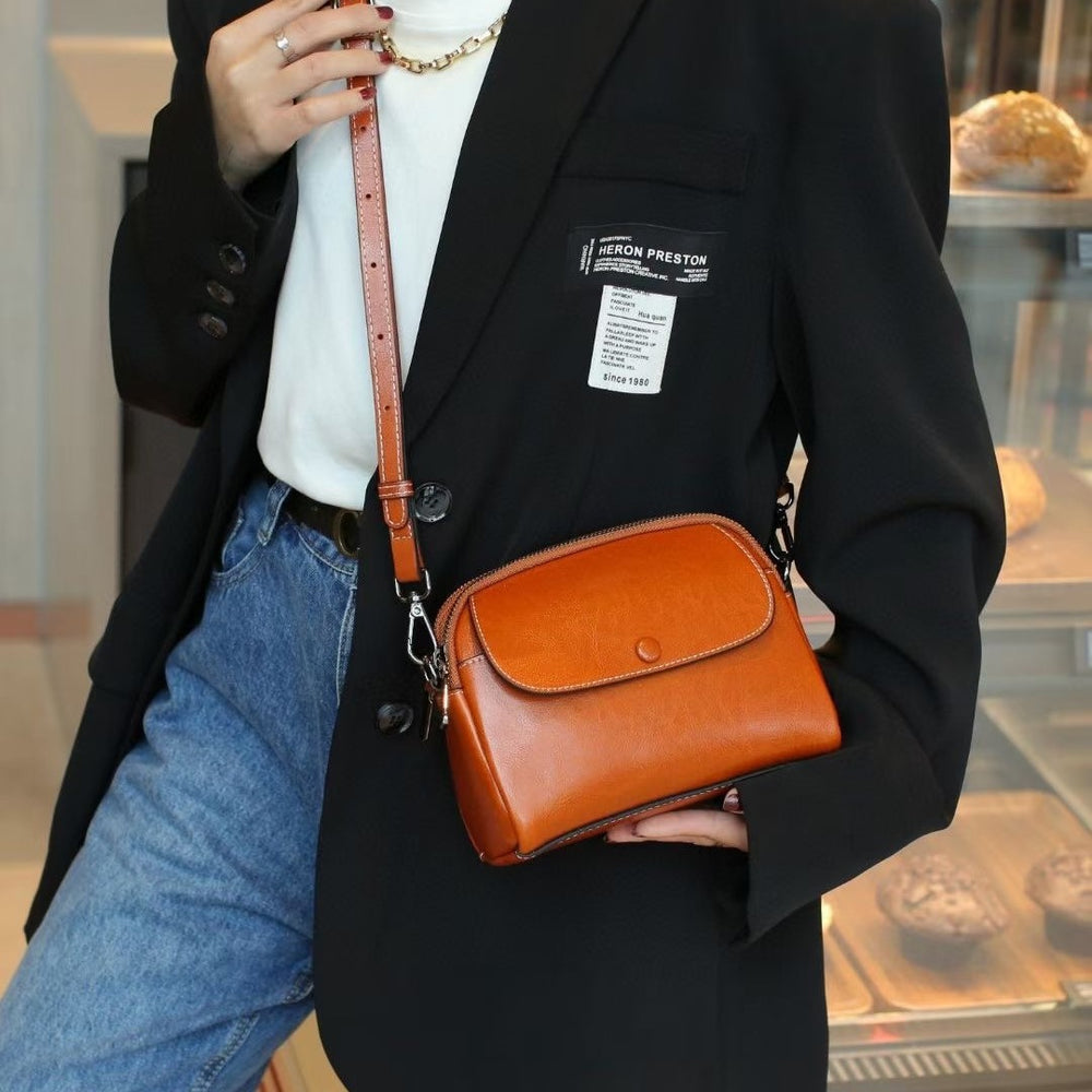 Women's handbags 2024 new summer genuine leather women's bag phone bag shoulder bag crossbody bag women's mini small bag