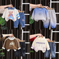 Boys' hoodie set - new  collection: stylish kids' autumn/winter round neck hoodie and pants two-piece outfit