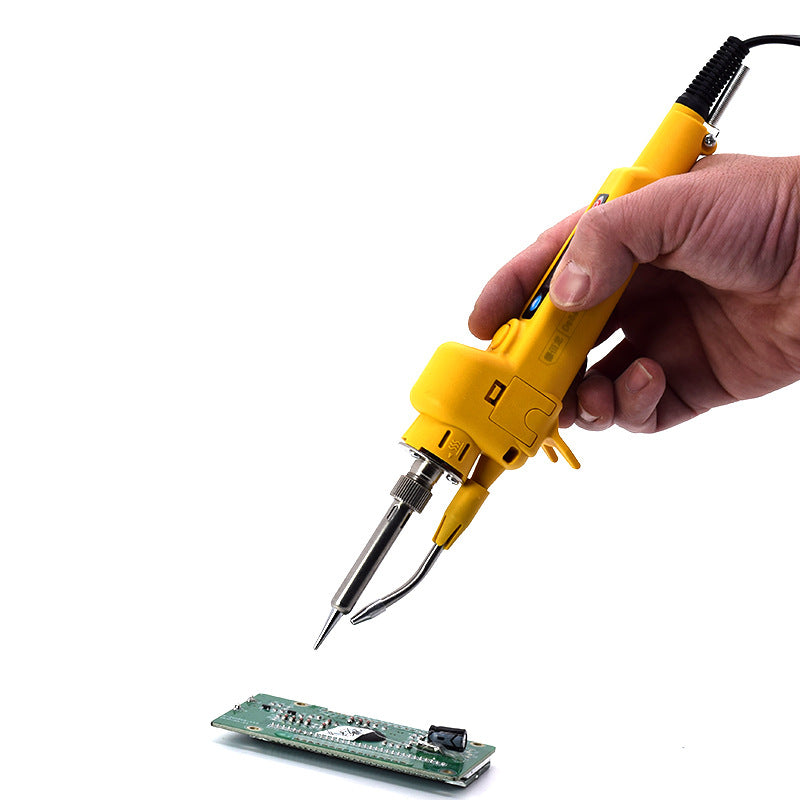 Straight shank digital display solder gun internal heat external heat solder tool single hand welding electric soldering iron semi-automatic tin soldering iron