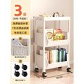Mobile cart for home snacks, multi-tier storage shelf, living room bookshelf, mobile kitchen fruit and vegetable cart