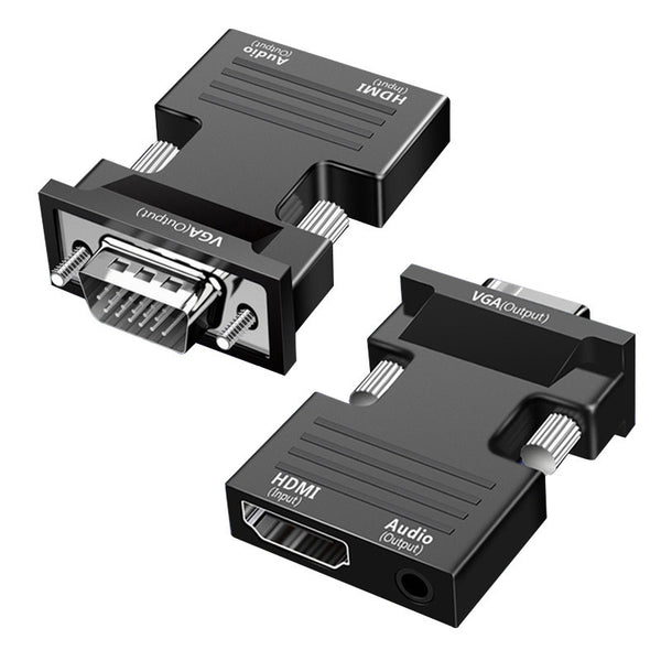 HDMI to VGA converter high definition adapter computer monitor projector set top box cable with audio