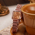 Honghong square steel belt watch women's niche classy watch women's watch women's quartz watch manufacturer wholesale