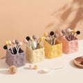 Cheese and fruit fork jar suitfor homeclassy good stuff exquisite afternoon tea dessert fork spoon ceramic handle fruit spoon