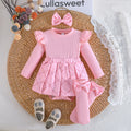 exclusive supply—baby girl college style suit, lace bow + short skirt, sleeveless dress two-piece set