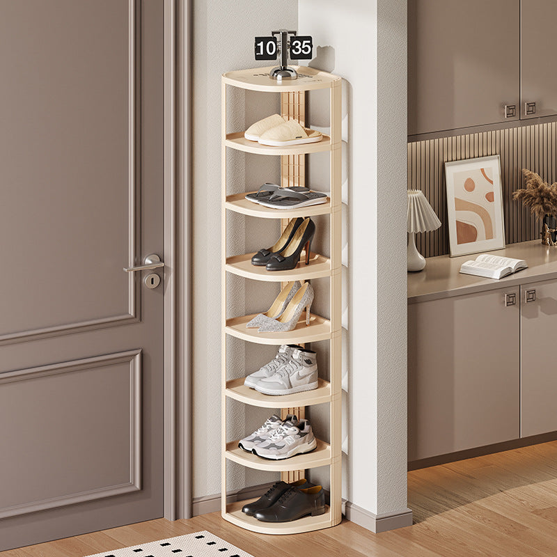 Foldable shoe rack - multi-tier shoe organizer for home, entryway, dorm room, and narrow spaces