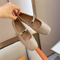 2026 fashion mary jane shoes, chanel-inspired women's retro flats, elegant low-cut shoes, versatile mary janes