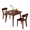 Scandinavian style dining table and chair combination restaurant square table rubber wood square dining table and chair eight immortals table solid wood dining table