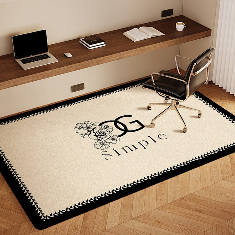 Superior computer room swivel chair floor mat chair stool carpet bedroom living room desk study mat sound insulation mat