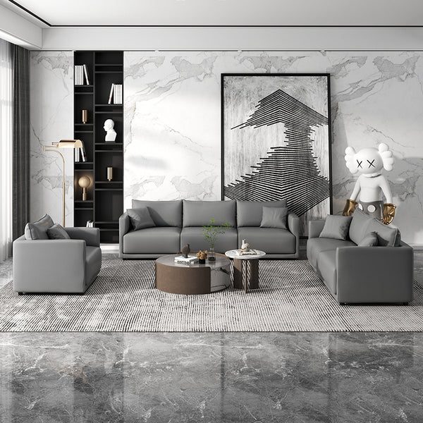 Technology fabric sofa small apartment simple modern apartment living room bedroom clothing store double three light luxury Internet celebrity