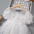 Girls' summer dress new style formal dress korean style chic children's skirt summer little girl mesh princess dress