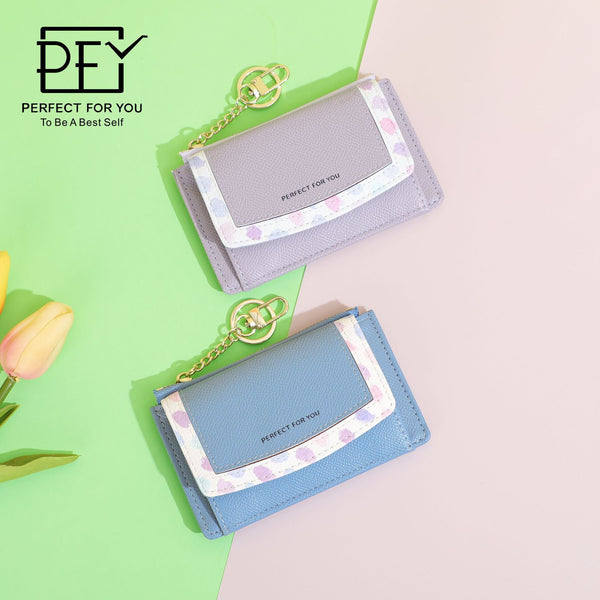 Perfect For You Cross-border Women's Wallet Short Multifunctional Fashion Change Bag Multi-card Pu Card Bag