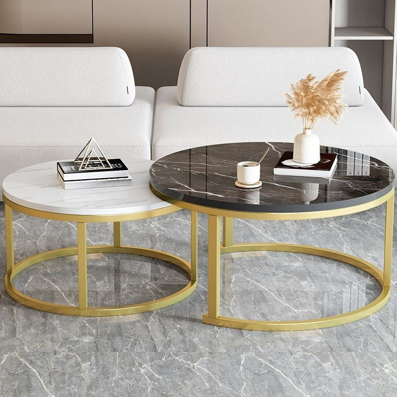 Coffee table accessible luxurycasual modern living room for home small apartment scandinavian sofa side table retractable round tea table metal