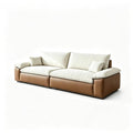 Double sofa retro style stripes chenille sailboat sofa living room small apartment three-person row fabric sofa