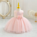 New arrival children's skirt kids dress sequin flower princess dress baby girl first birthday dress girl dress