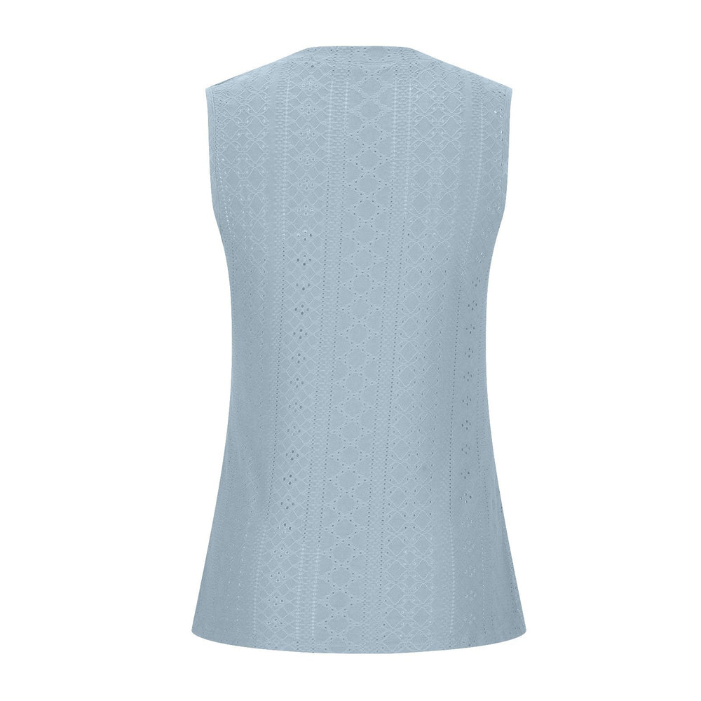 cross-border  foreign trade plus size women's tank top slit t-shirt ladies' top