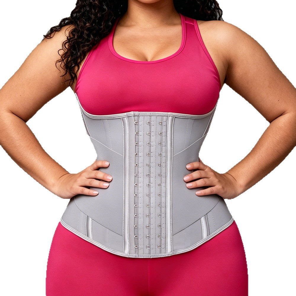 15-bone mesh shaping waist and abdominal belt with 2 side strong pressure straps for body shaping, waist slimming, slimming sports waistband for postpartum period