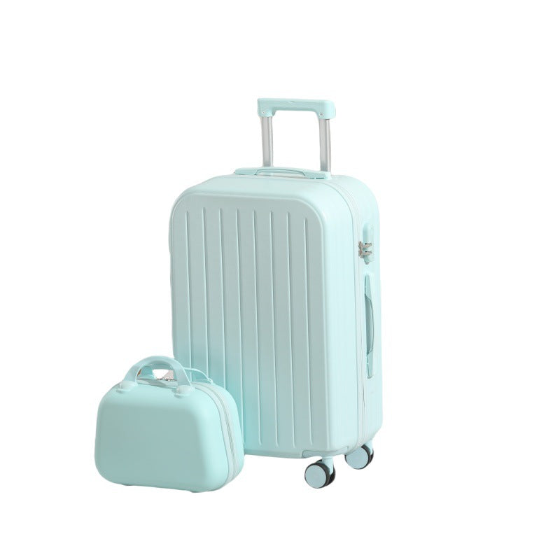 Multifunctional suitcase trolley case Korean version universal wheel mother case girls high value password zipper case men boarding