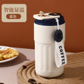 Coffee mug 316 stainless steel insulated tumbler - stylish design for students, home use, keeps drinks cold, large capacity