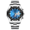 New large dial men's stainless steel watch calendar quartz watch men's watch creative wristwatch manufacturer wholesale dropshipping