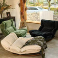 Lazy sofa chair rocking recliner adjustable single sofa chair for home casual chair balcony rocking chair not tired after sitting for a long time