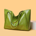 Vintage large capacity bag women's autumn/winter 2025 new trendy niche tote bag versatile shoulder bag minimalist handbag