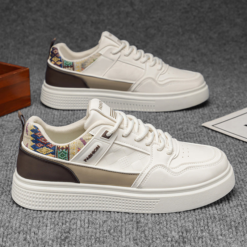 Men's shoes 2026 new summer trendy versatile athletic casual sneakers men's soft sole white trendy shoes men's footwear
