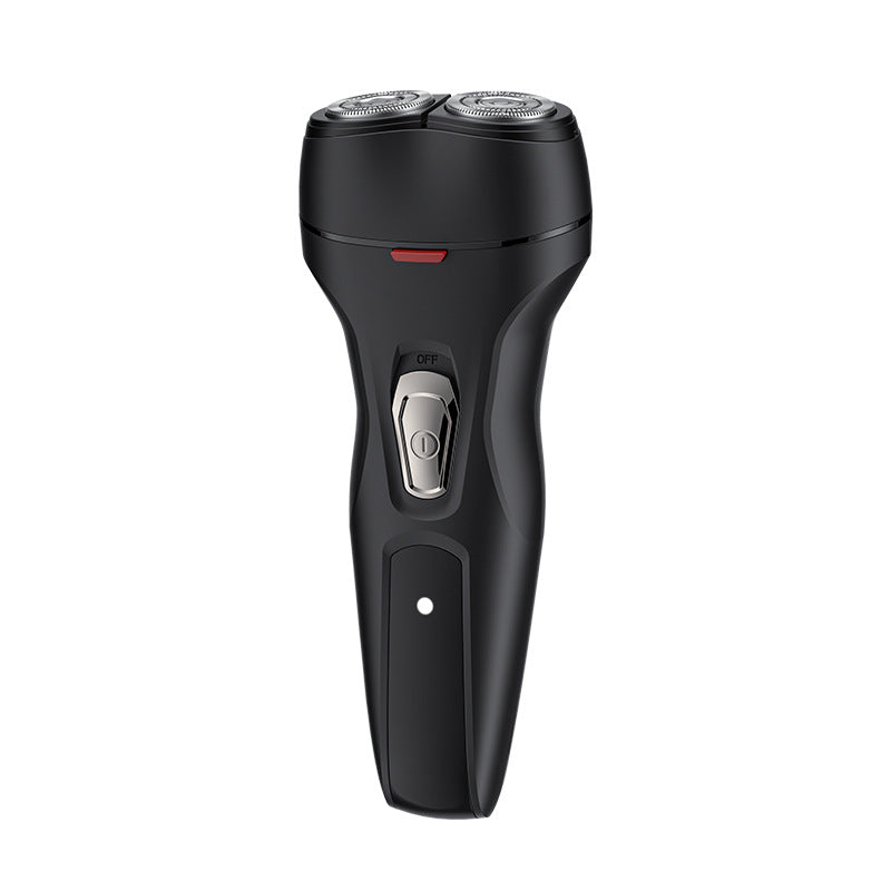 Men's electric shaver with dual blades, floating head, washable design, type-c fast charging, ready to ship