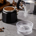 Moka pot powder dispenser coffee pot powder receiving ring anti-flying powder filler single and double valve neutral coffee equipment new arrival