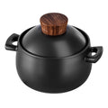 Casserole high temperature resistant stew pot soup casserole explosion-proof for home cooking porridge double ears large capacity open flame high temperature resistant soup pot