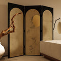 New chinoiserie screen foldablemovable living room entrance tea room bedroom bedside folding screen bamboo moon