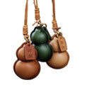 First-layer cowhide gourd pendant—2025 tianfu tianlu handmade genuine leather toys and ornaments that can be played and raised