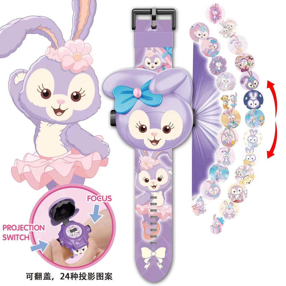 【factory direct】kids' projector watch - frozen, cartoon, light-up toy gift - kuromi
