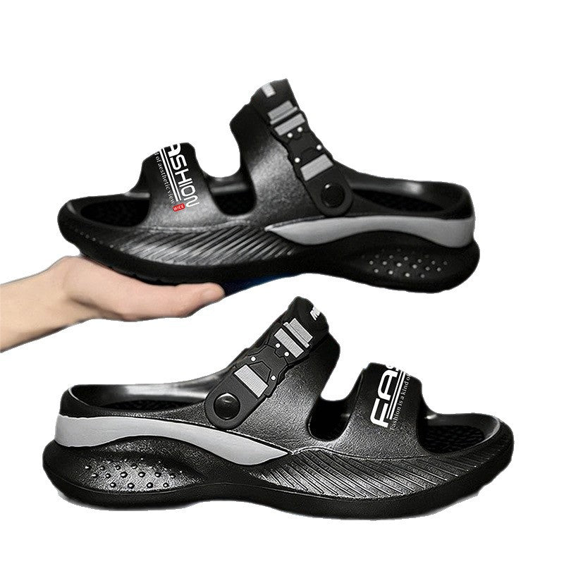 men's sandals and slippers summer outwear soft bottomnon-slipplus size driving beach casual sandals men's style