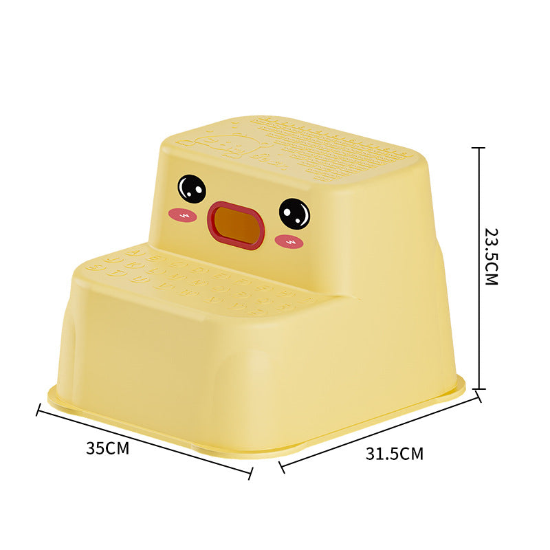 Children's footstool Multifunctional plastic non-slip Baby hand washing Step stool Household bathroom Footstool Footstool