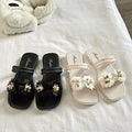 Summernew arrival two-wear sandals and slippers for women sweetflowersoutwear fairy style beautiful matching skirt beach slippers for women