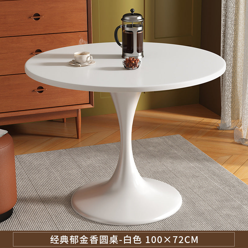 Coffee table, living room, for home, small apartment, side table, coffee table, negotiation table, round dining table, tulip balcony, small round table
