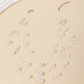 Wholesale necklace pendants - european & american cross-border jewelry - light luxury, versatile tassel faux pearl sweater necklace - layered necklace