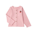 spring/autumn korean style girls' top: baby girl long-sleeve versatile solid color cardigan knit outerwear, sweet style for girls