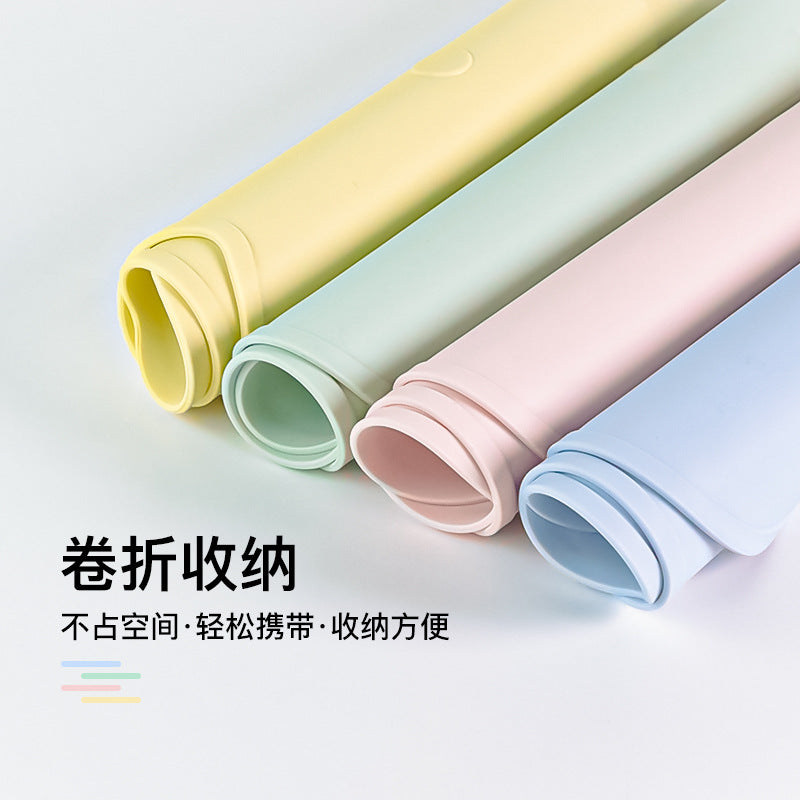 Bear silicone placemat children's non-slip thermal insulation mat waterproof baby infant table mat food grade creative bowl mat