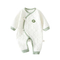 Babibele quilted romper - lightweight cotton bodysuit for newborns, seamless design, pure cotton butterfly romper, crawling suit, infant and toddler clothing