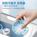 Extra-large tri-color blue bubble toilet bowl cleaner - fresh, powerful, and effective stain removal for a sparkling clean toilet