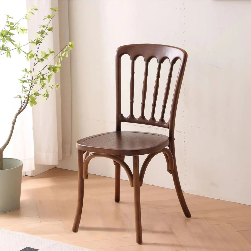 Dining chair for home solid wood vintage ash wood cafe restaurant b&b napoleon dining table chair american retro chair