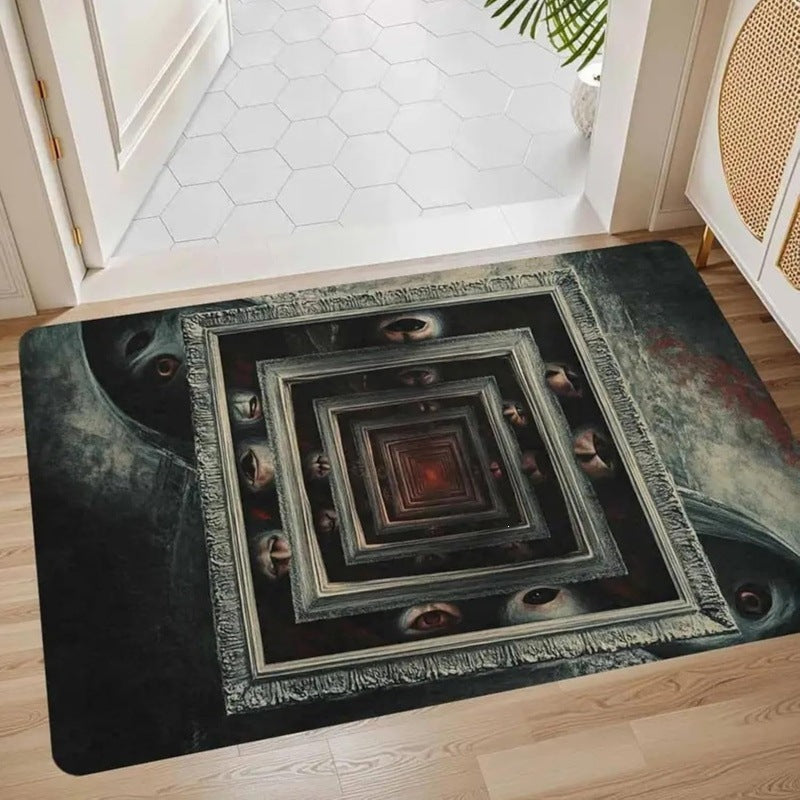 3d visual trap floor mat bathroom absorbent mat non-slip foot mat entrance door mat entrance door mat